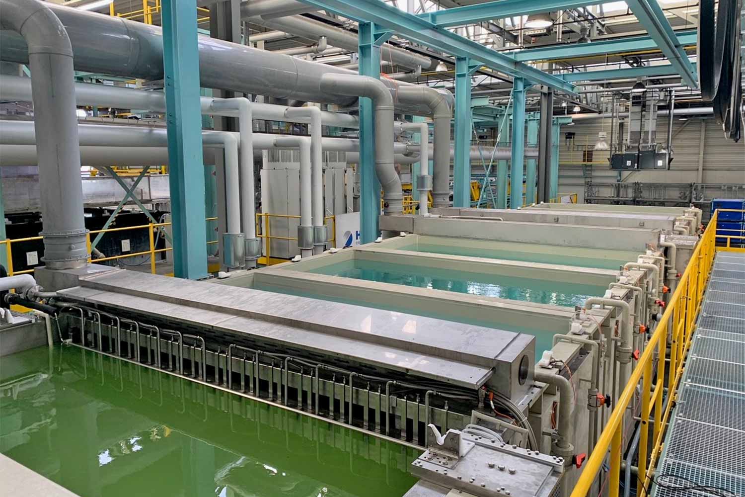 Anlage zur Vorbehandlung von Alu-Teilen