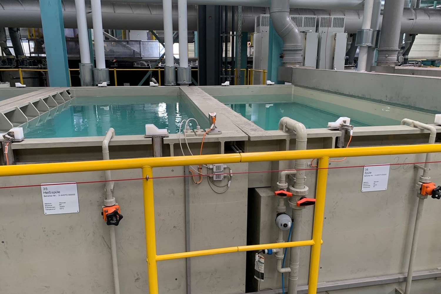 Anlage zur Vorbehandlung von Alu-Teilen