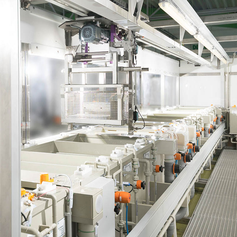 Kompakt-Beizanlage für Aluminiumteile