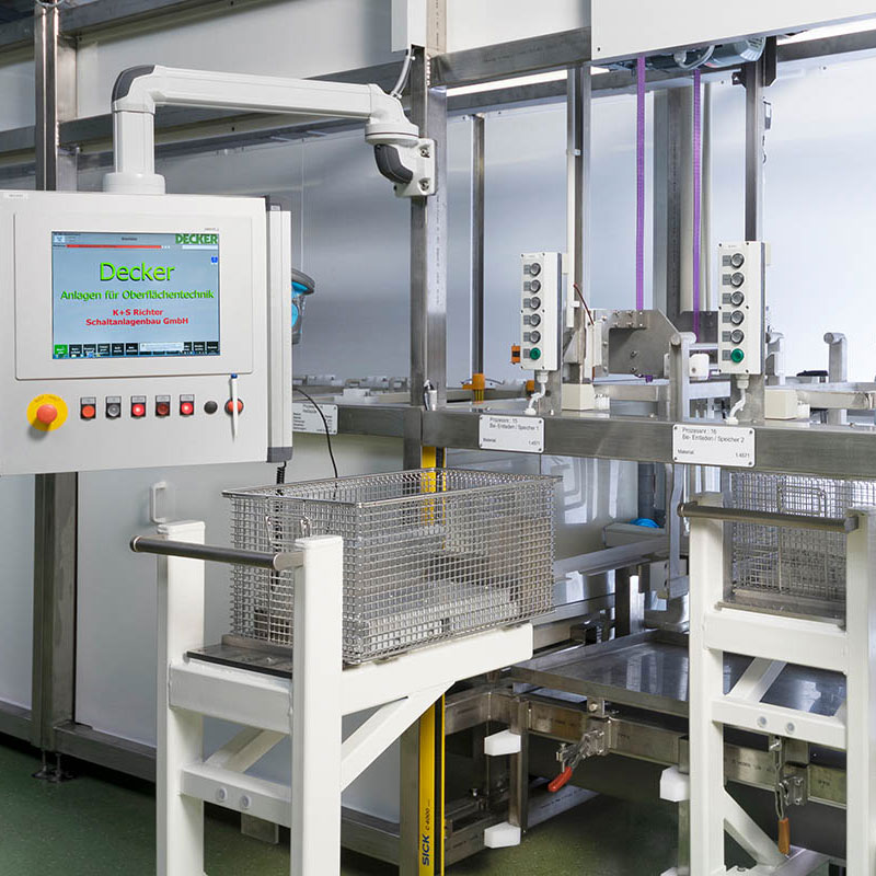 Kompakt-Beizanlage für Aluminiumteile