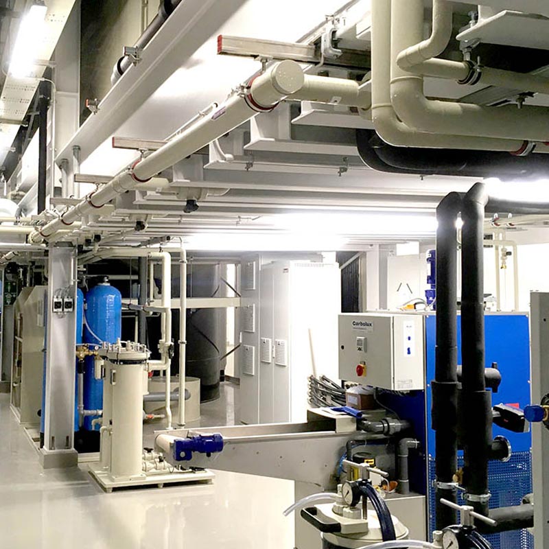 Anlage für neuartiges Beschichtungssystem in der Luftfahrtindustrie