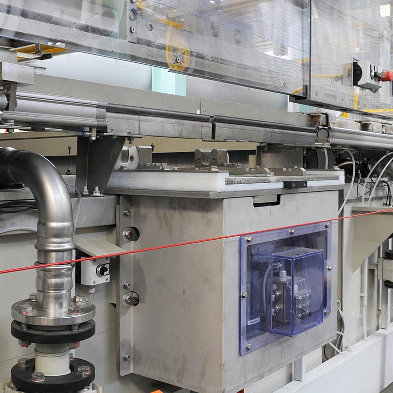 Anlage zum Reinigen und Passivieren von Aluminiumbauteilen