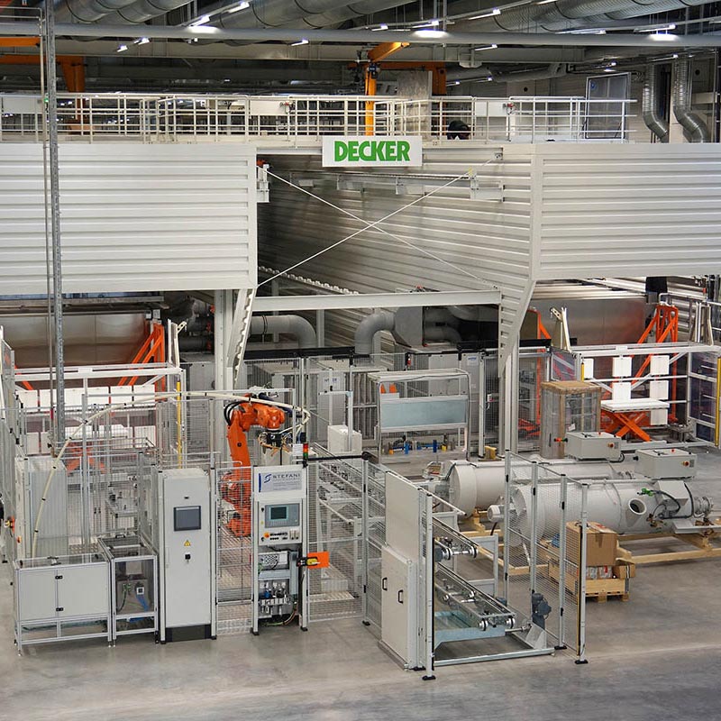 Reinigungslinie für Aluminium-Strukturteile