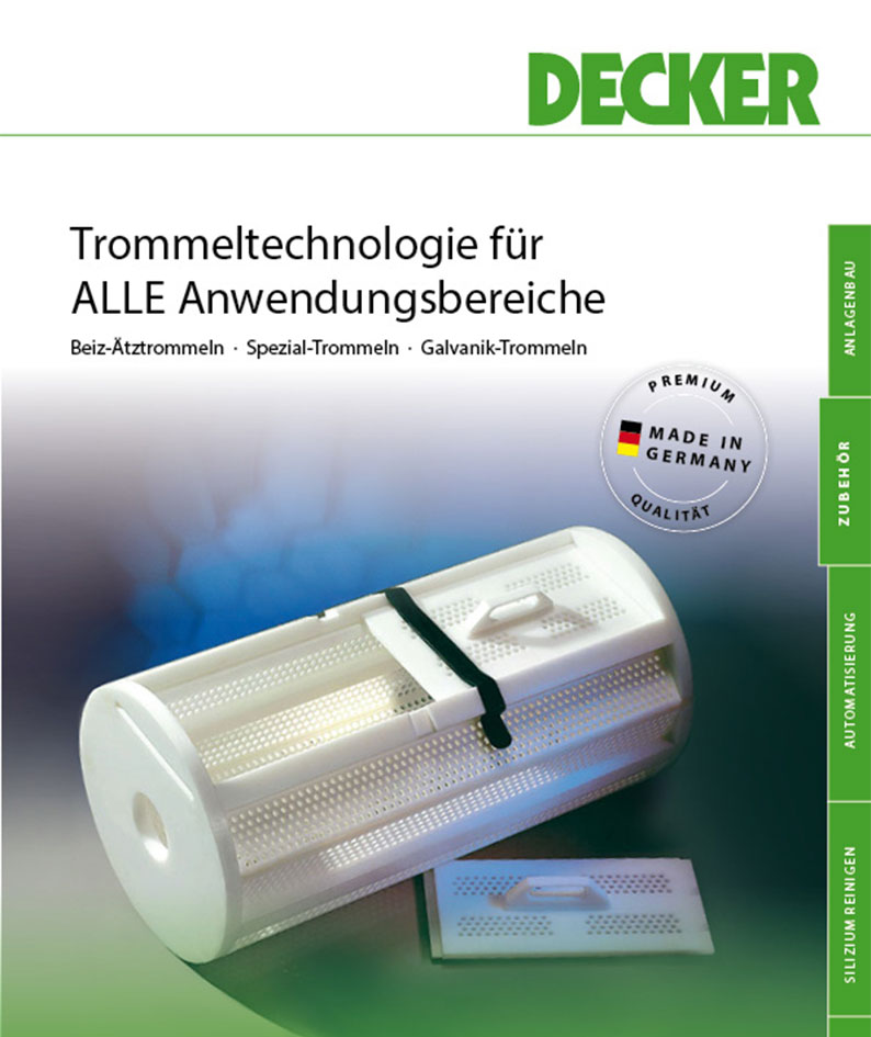 Prospekt Trommeltechnologie für ALLE Anwendungsbereiche