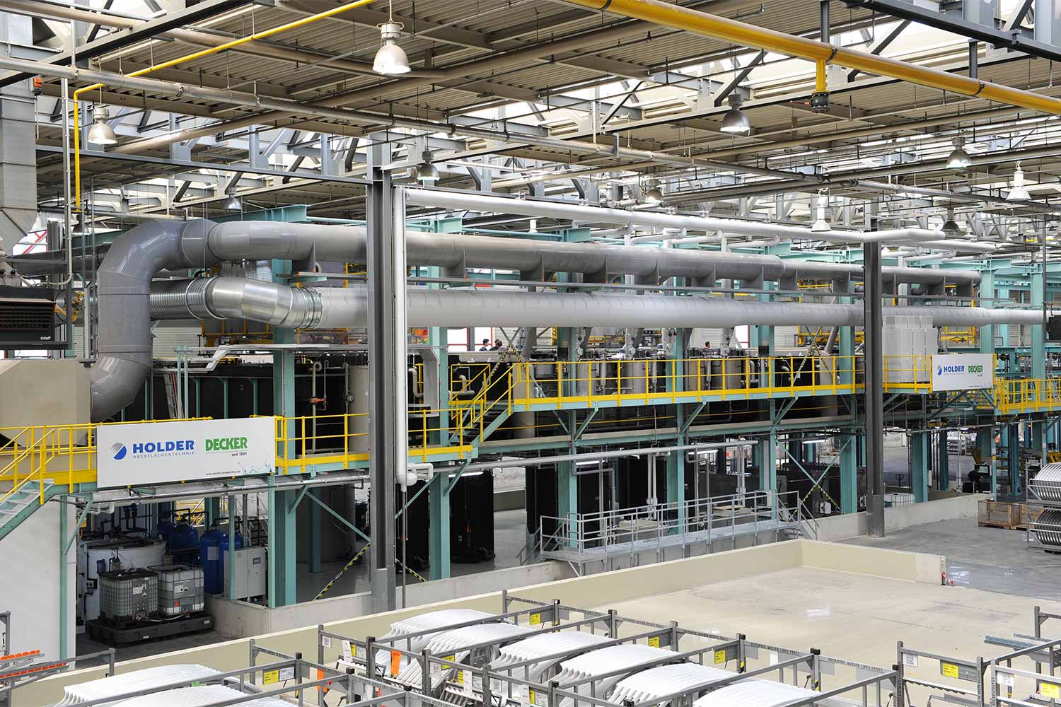 Reinigungsanlage für Holder