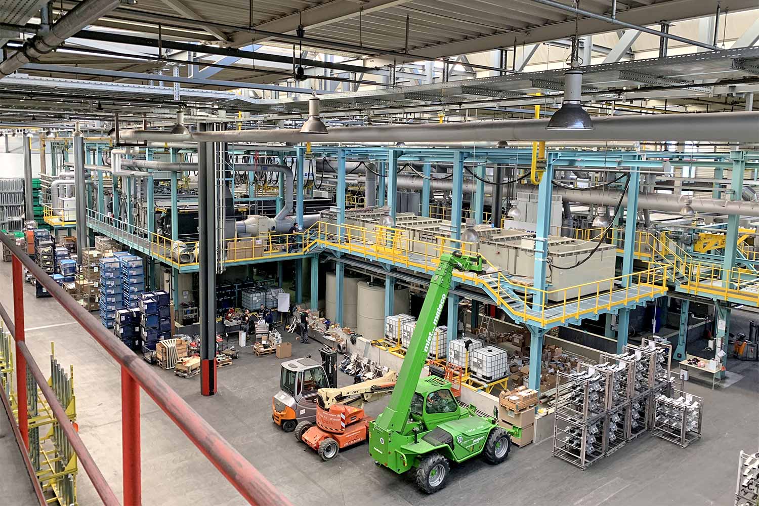 Anlage zur Vorbehandlung von Alu-Teilen