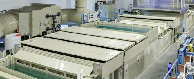 Eloxalanlage für Aluminium-Zierteile