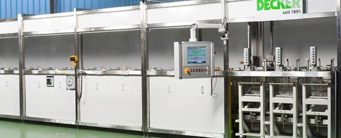 Kompakt-Beizanlage für Aluminiumteile