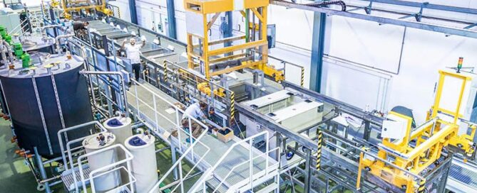 Vollautomatische Phosphatieranlage für Stahlmuffen