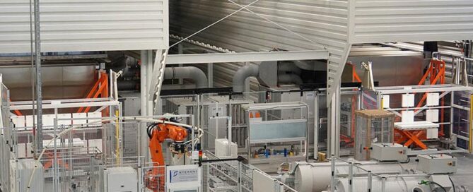 Reinigungslinie für Aluminium-Strukturteile